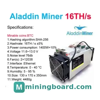 Aladdin Aladdin T1 16T mining rig