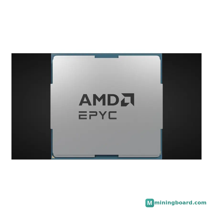 AMD CPU EPYC 9354 mining rig