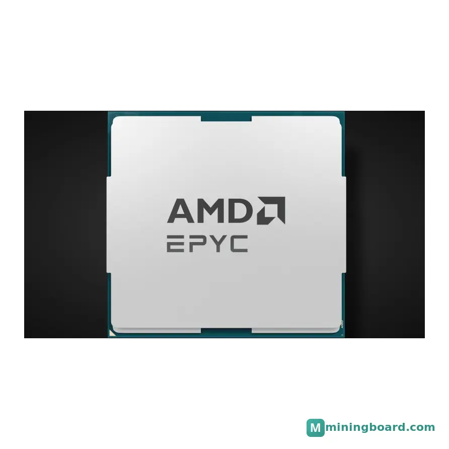 AMD CPU EPYC 9755 mining rig