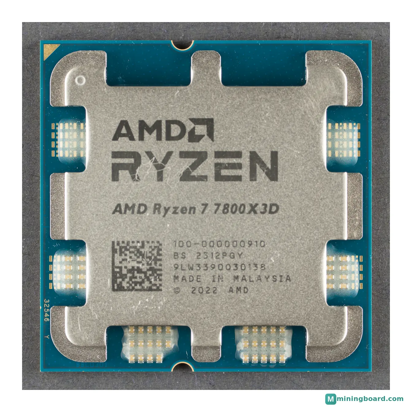 AMD CPU Ryzen 7 7800X3D mining rig