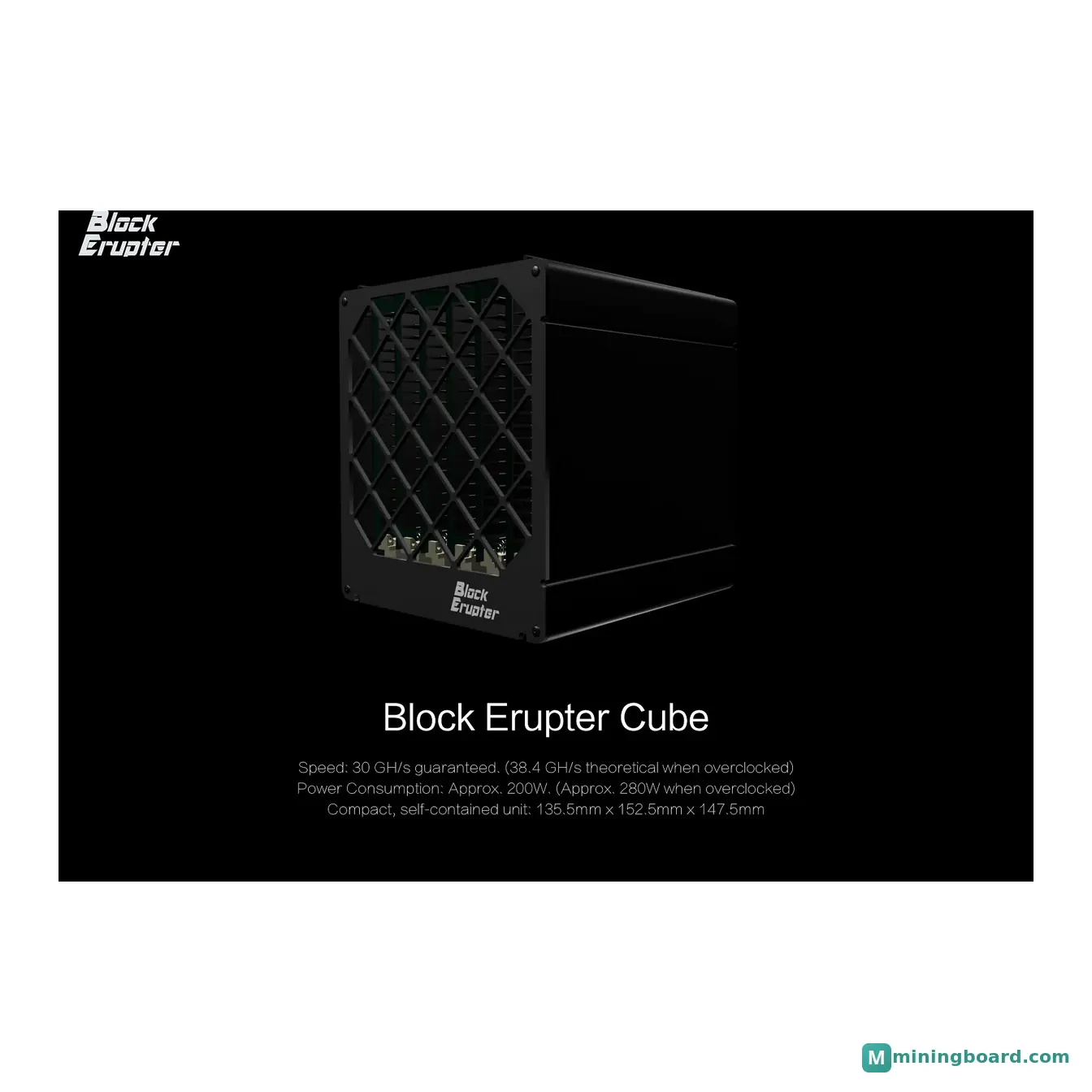 ASICMiner Block Erupter Cube mining rig