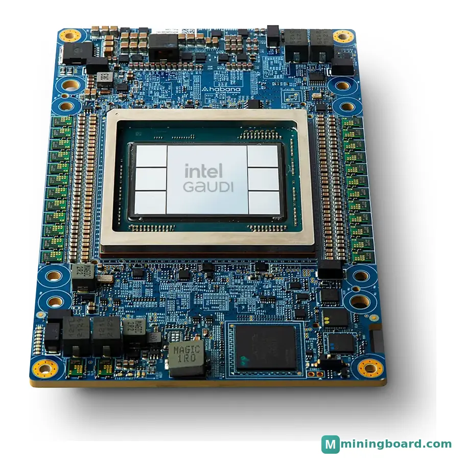 Intel Gaudi2 mining rig
