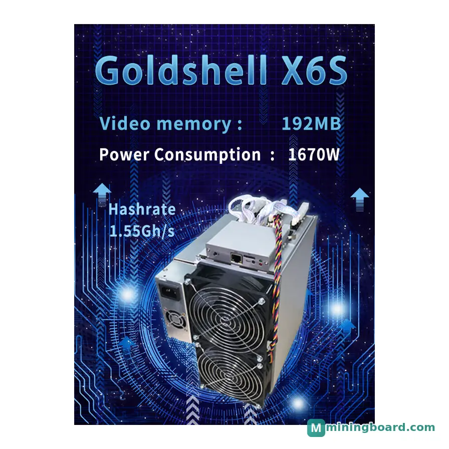 Goldshell Goldshell X6S mining rig