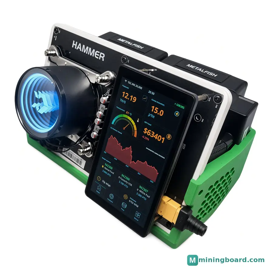 Hammer Miner BC08 mining rig