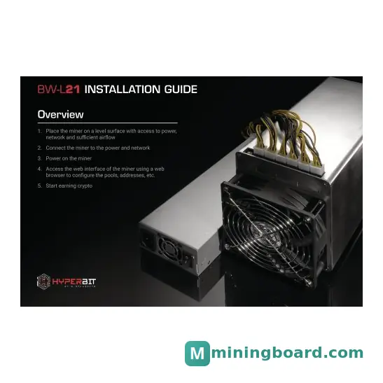 HyperBit HyperBit BW L21 mining rig
