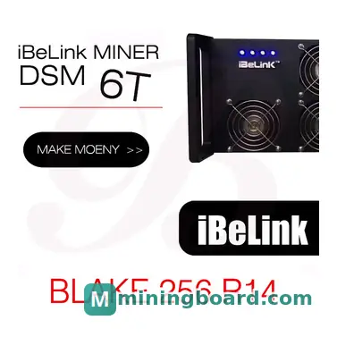 IBeLink iBeLink DSM6T Blake256 Miner mining rig