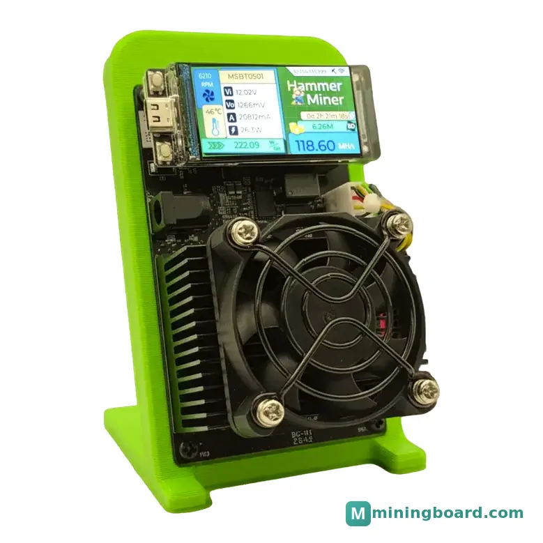 PlebSource Hammer Miner Scrypt mining rig