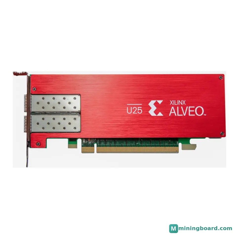 Xilinx Alveo U25 mining rig